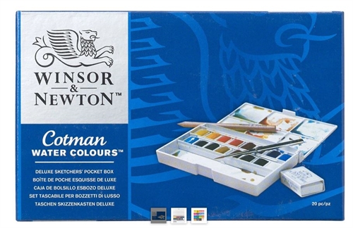 W&N Cotman Akvarel Deluxe Sketchers Pocket Box
